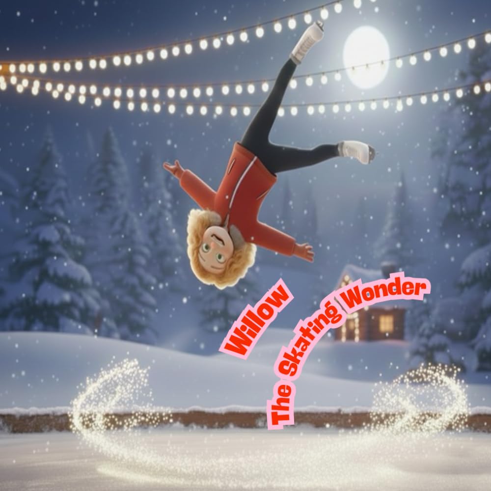 Willow The Skating Wonder: A Little Girl, A Big Dream, and a Frozen Pond | A Story of Sparkle, Snowflakes, and Self-Belief