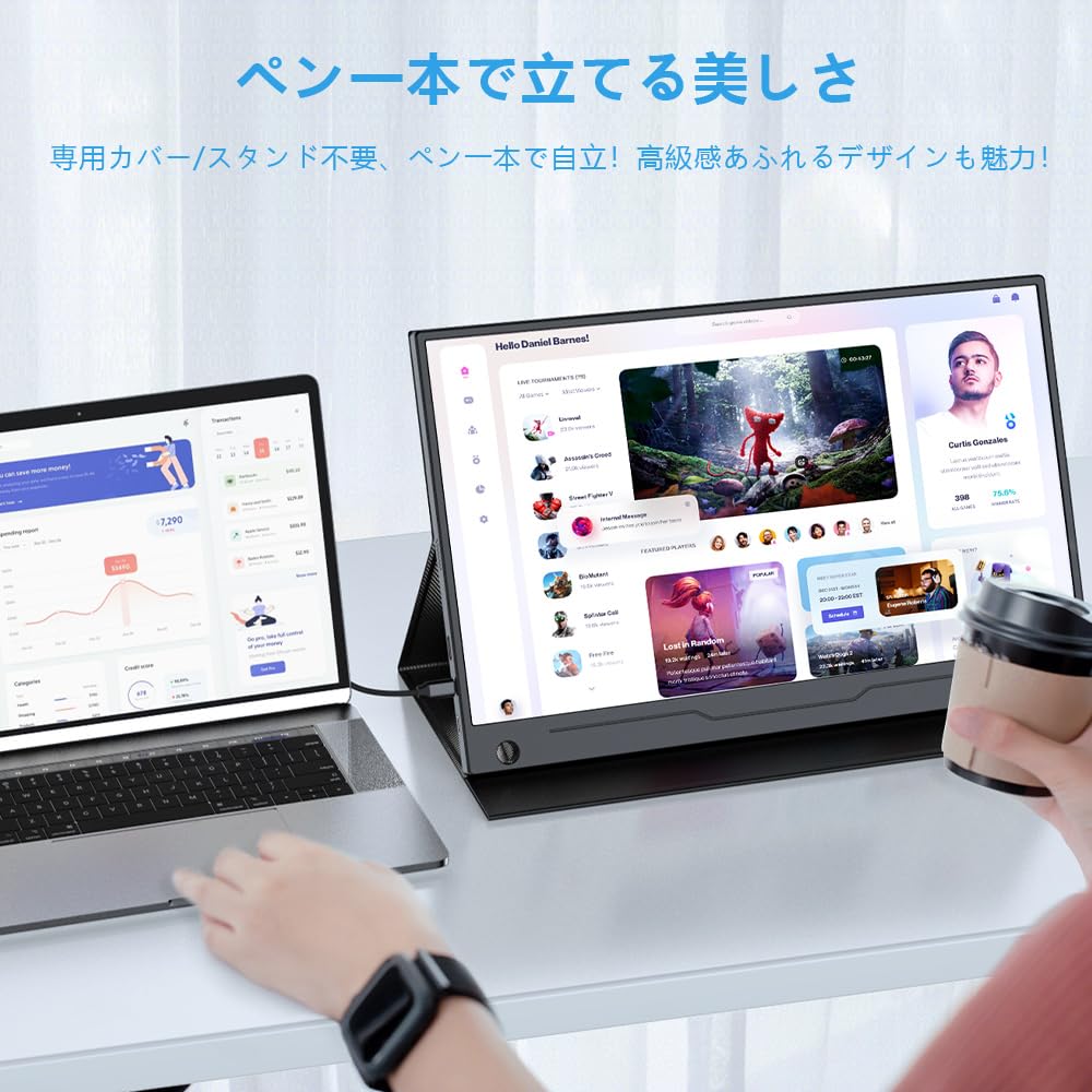 Amazon.co.jp: EVICIV 13.3インチ モバイルモニター モバイル