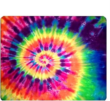 Tie Dye Gaming Mousepad Abstract Art Colorful Tie Dye Mouse Pad Mouse Mat for Computer Desk Laptop Office 9.5 X 7.9 Inch Non-Slip Rubber