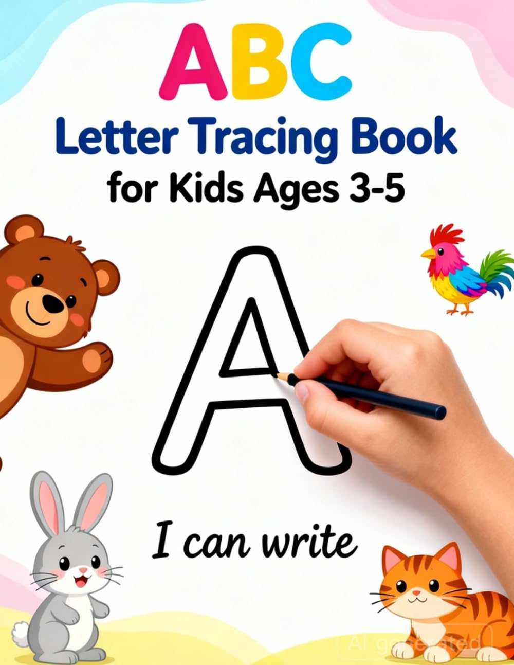 ABC Letter Tracing Book for Kids Ages 3-5: An Engaging Workbook Designed to Help Preschoolers, Improve Fine Motor Skills, and Build Confidence through ... Success. (Brain Builders for All Ages)