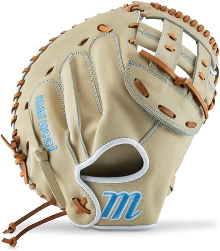 MARUCCI Guante Acadia V3 Fastpitch de 12.00", Poste Trenzado, Lanzamiento con Mano Derecha
