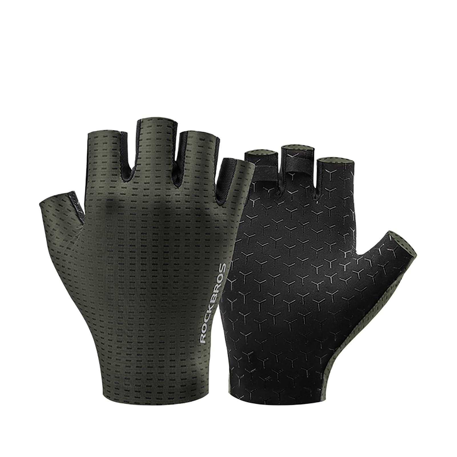 ROCKBROS Half Finger Cycling Mountain Biking Anti-Slip Breathable Bicycle Bike Gloves for Men Women Cycling Sports Gloves