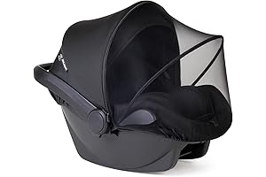 Beberoad Love 2-in-1 Mosquito Net for Car Seat, Baby Summer Sunshade Cover,...