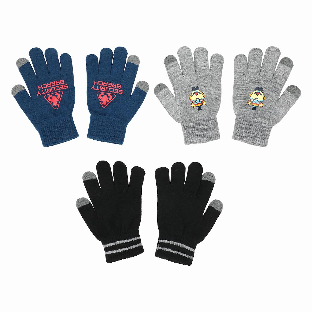 Bioworld Five Nights at Freddy's Youth Mittens (Set of 3)