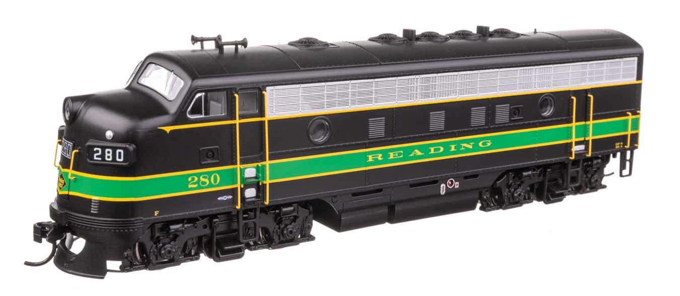 Walthers Mainline 910-11417 HO Scale EMD F7 A - Standard DC - Reading #280A