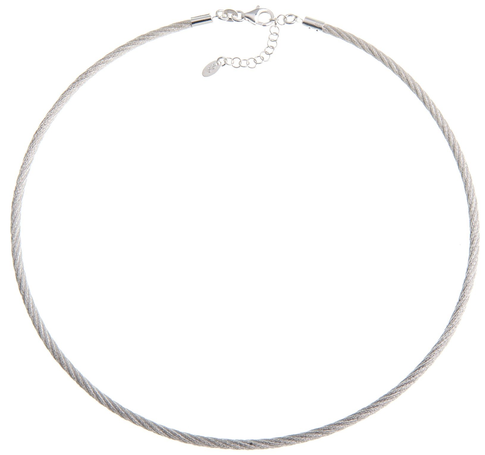 Fashion Omega Halsreif 3mm - Länge 40cm - echt 925 Silber