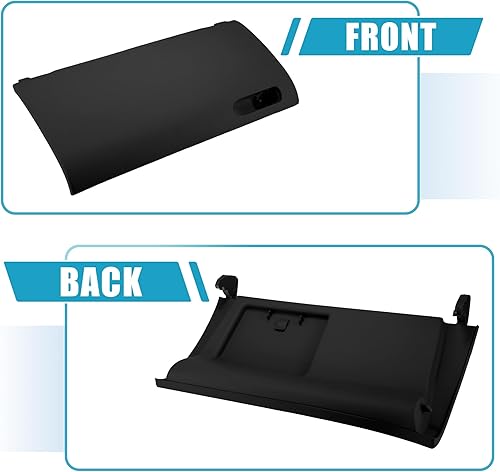 Miniatura 6 de uxcell Tapa de la tapa de la guantera para Audi A4 S4 2001-2008 No.8E1857124A negro