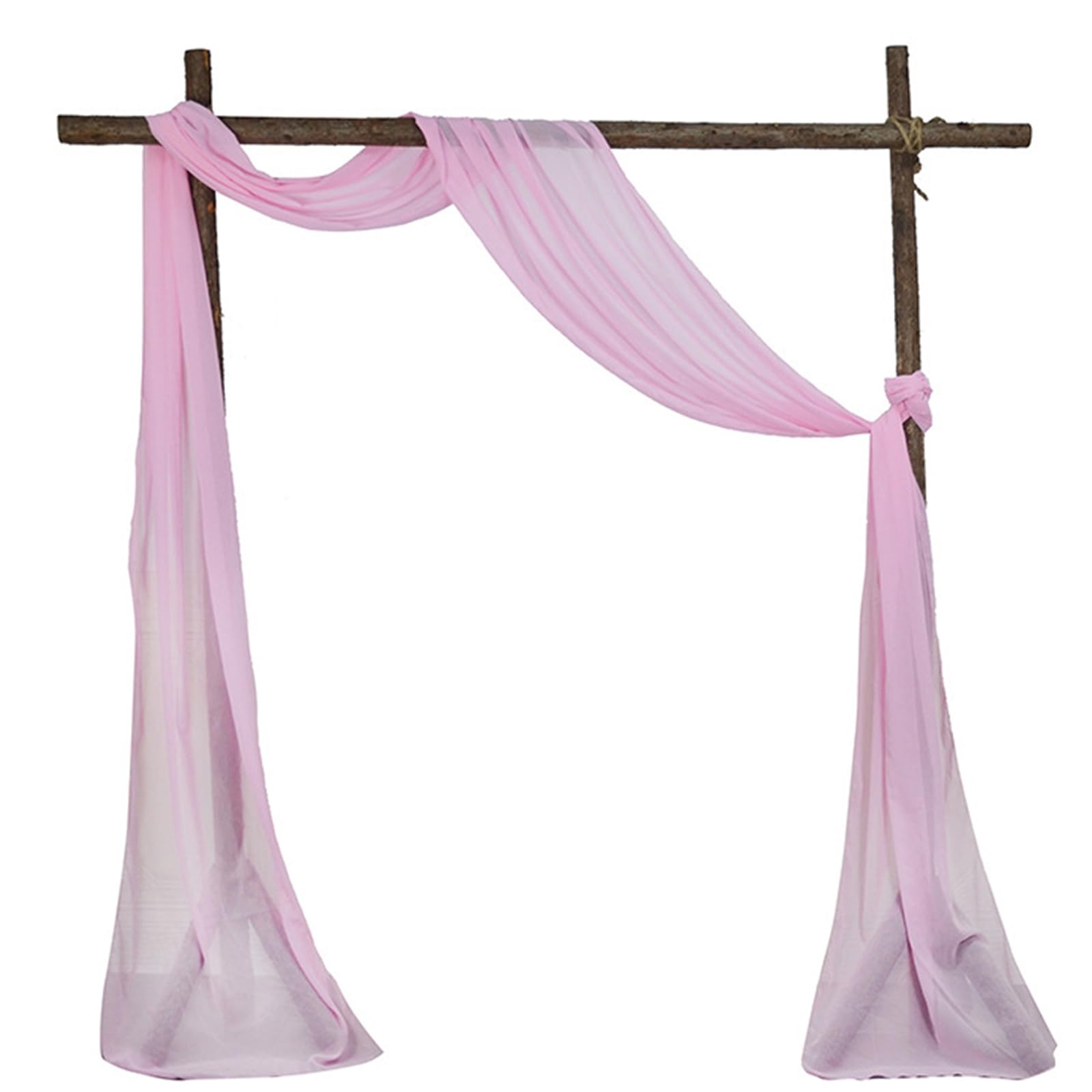 Drapé de voile de fête pour arche de mariage et cérémonie laïque en plein air