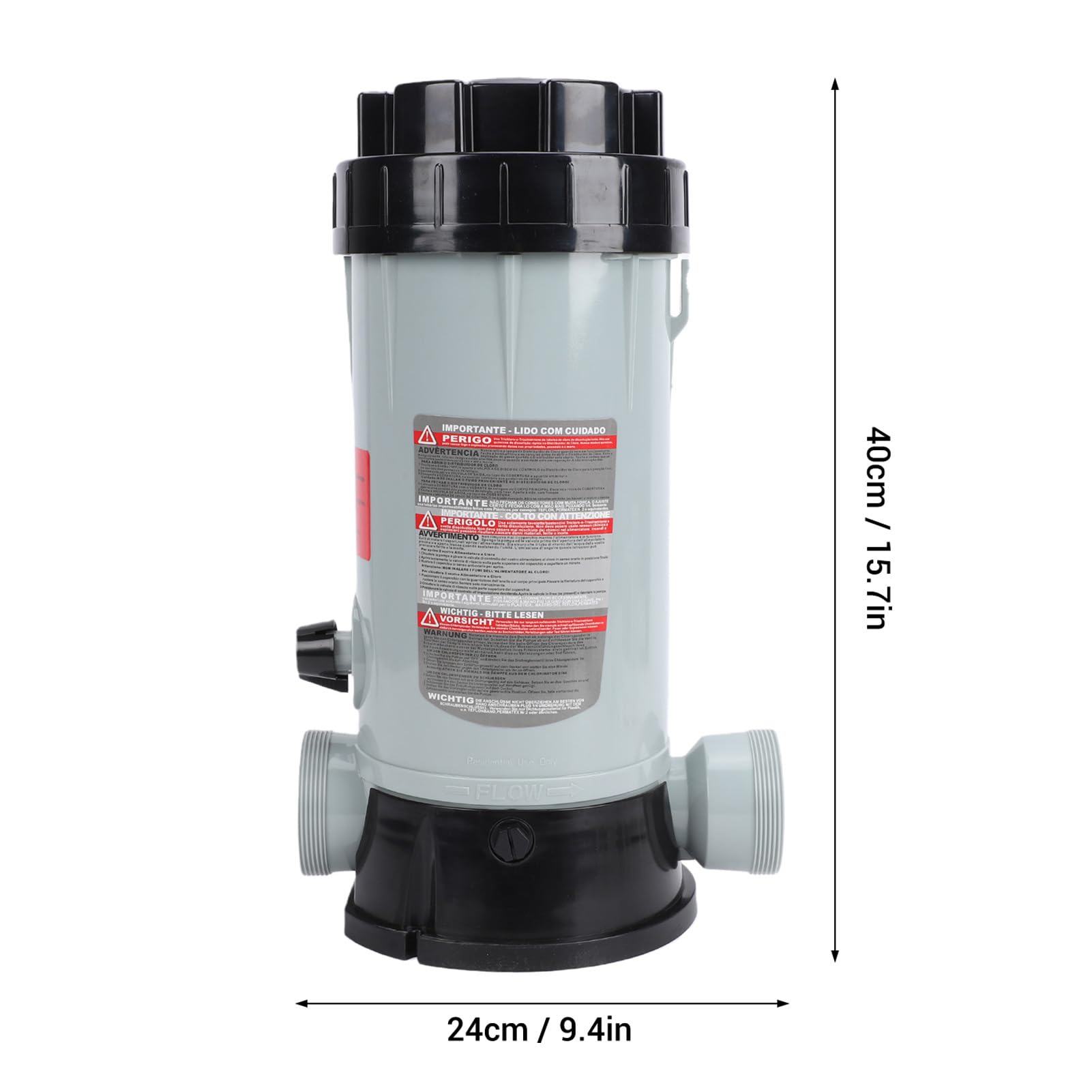 Liniowy Automatyczny Chlorator Basenowy, Automatyczny Liniowy Podajnik Chloru Dozownik Chloru do Basenu, Zamiennik Basenów Naziemnych w Naziemnych o Pojemności Galonów