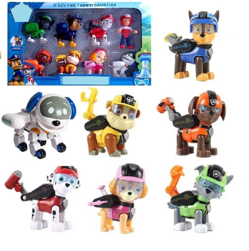 OCTRA 8 pcs/Set Paw Pups Toys Dog One Key Chain Deformation Toy (B0BHDX11BY) Amazon Price History, Amazon Price Tracker