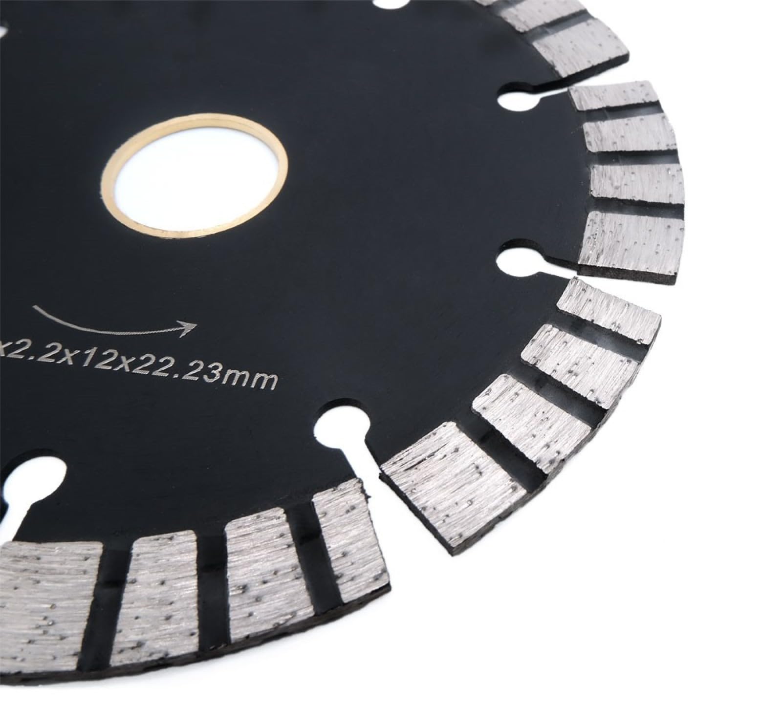 1 Pezzo 125mm 5 "Disco Da Taglio Diamantato Segmento A Secco Per Uso A Umido Lama Per Sega Per Pietra Calcestruzzo Marmo Mattoni Vetrificati Ceramica