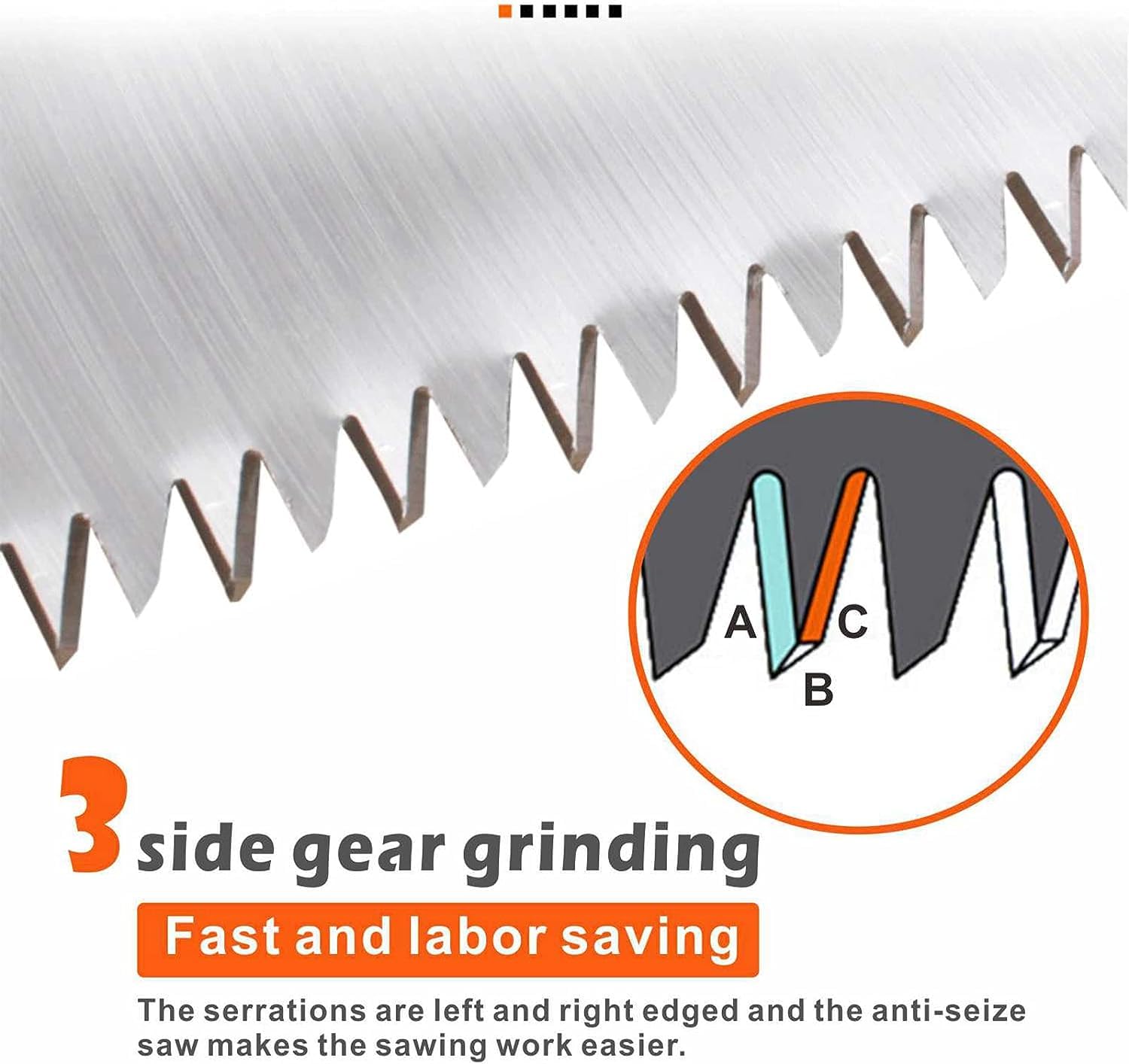 Garden Art Folding Hand Saw Pruner | Tree Branch Cutting Tools Carbon Steel Blade Hand Saw | Folding Pruning Saw for Wooden Camping 9.8 inch GAFPS 4