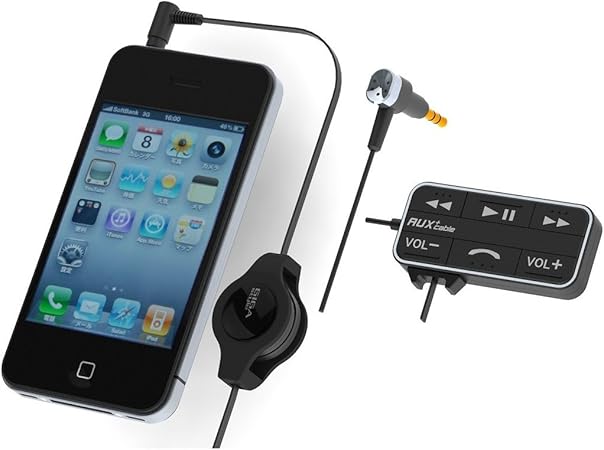 Amazon Gs 141 リモコン付きaux音楽コード マイク Iphone ブラック 携帯電話 スマートフォンアクセサリ 車 バイク Amazon Gs 141 リモコン付きaux音楽コード マイク Iphone ブラック 携帯電話 スマートフォンアクセサリ 車 バイク