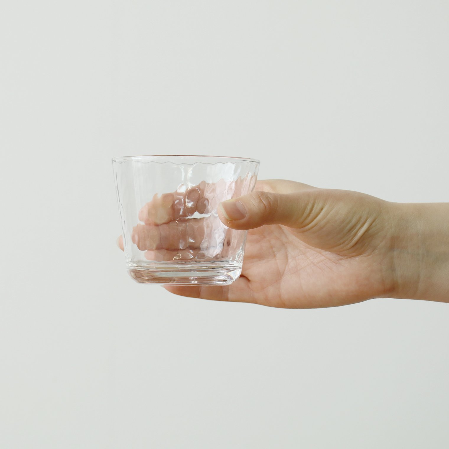 ADERIA B-6415 Glass Clear Curacao Free Cup 8.7 fl oz (220 ml), Set of 6, Made in Japan