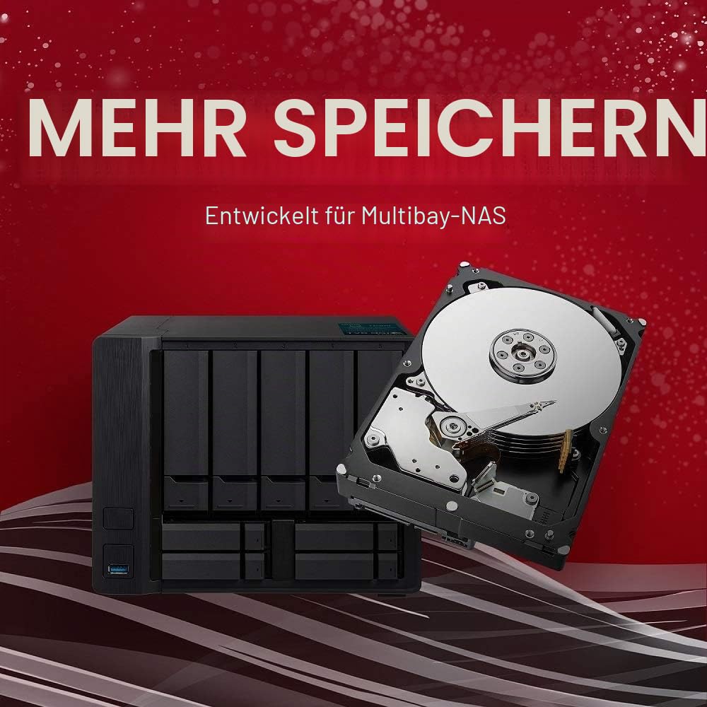 Seagate IronWolf Pro 12TB NAS interne Festplatte HDD - 3,5 Zoll SATA 6Gb/s 7200RPM 256MB Cache für RAID Netzwerk Attached Storage Data Recovery Service - frustfreie Verpackung