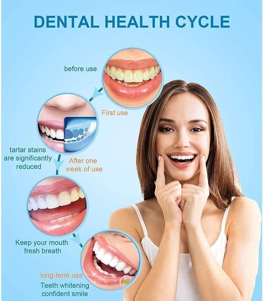 GeRRiT Idropulsore Senza Fili for Denti, Irrigatore Orale Dentale Professionale, Pulitore for Denti Portatile e Ricaricabile Impermeabile con Durata della Batteria Potente for Viaggi a Casa, Cura di A