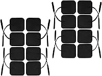 Vista 1 de iStim Super Soft 2"x2" TENS Unit Electrodes for TENS Massage EMS Unit/Muscle Stimulator - 100% Japanese Gel - 16 Pieces Reusable Electrode Pads