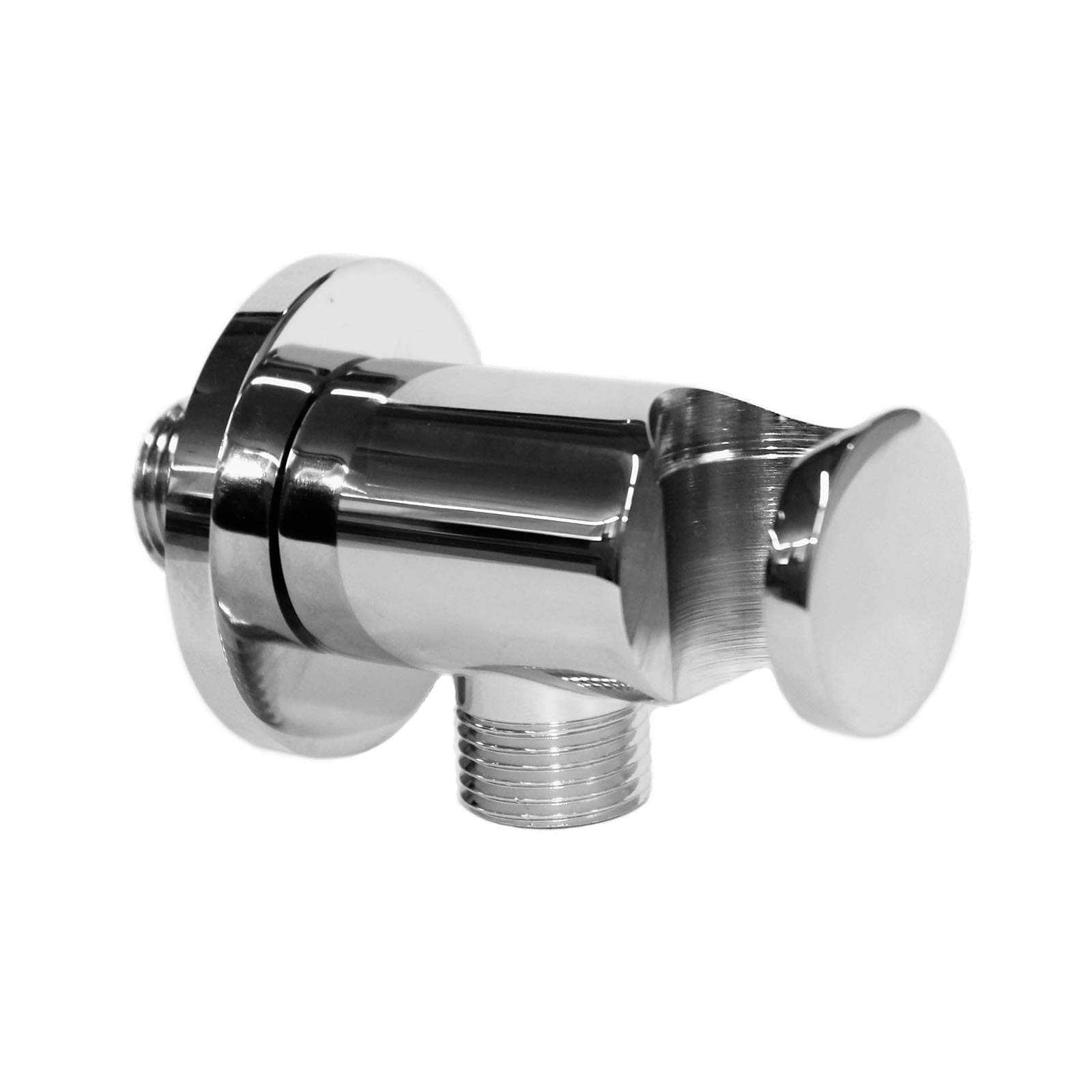 Braccio Doccia Rotondo LUSSO - Attacco 1/2”G Con Rosone Per Parete - Foto 2