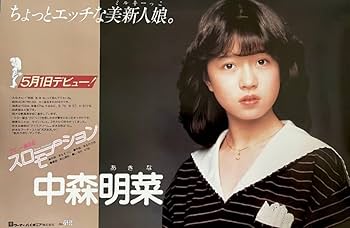 中森明菜 スローモーション サイン入りポスター 中森明菜 スロー 中森明菜 スローモーション サイン入りポスター 中森明菜 スロー