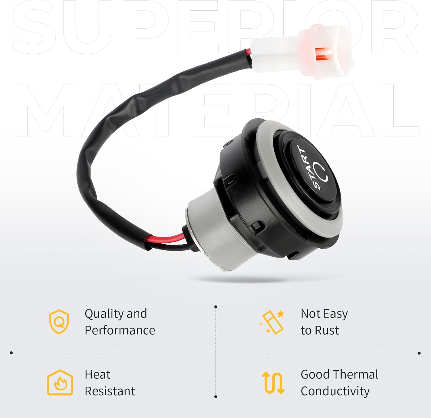 M MATI Engine Start Switch Button for Can-Am Commander 800 Commander 1000 2011-2020 Maverick 1000 2013-2018 710002594