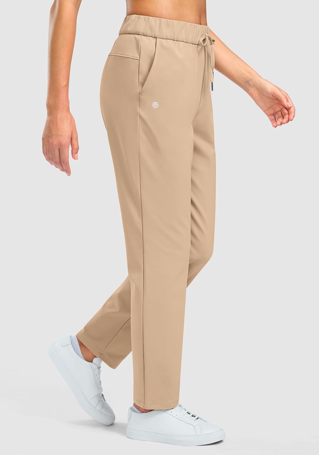 G Gradual Fleece Lined Pants Women 27.5"/29" Golf Pants 3 Pockets Water Resistant Warm Sweatpants for Cold Weather - Image 2