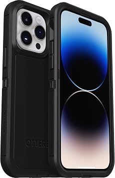 OtterBox Defender XT Case for iPhone 14 Pro Max, MagSafe Shockproof, Drop Proof, Ultra Tough Protective Case, 5X Mil-Spec Tested, Black - Non-Retail Packaging