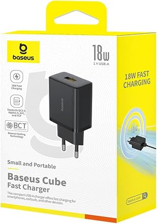 Baseus Cube Charger USB-A 18W Syh