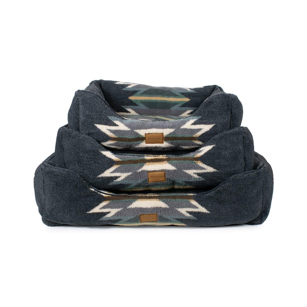 Pendleton Berber Kuddler Dog Bed - Wyeth Trail Oxford XL