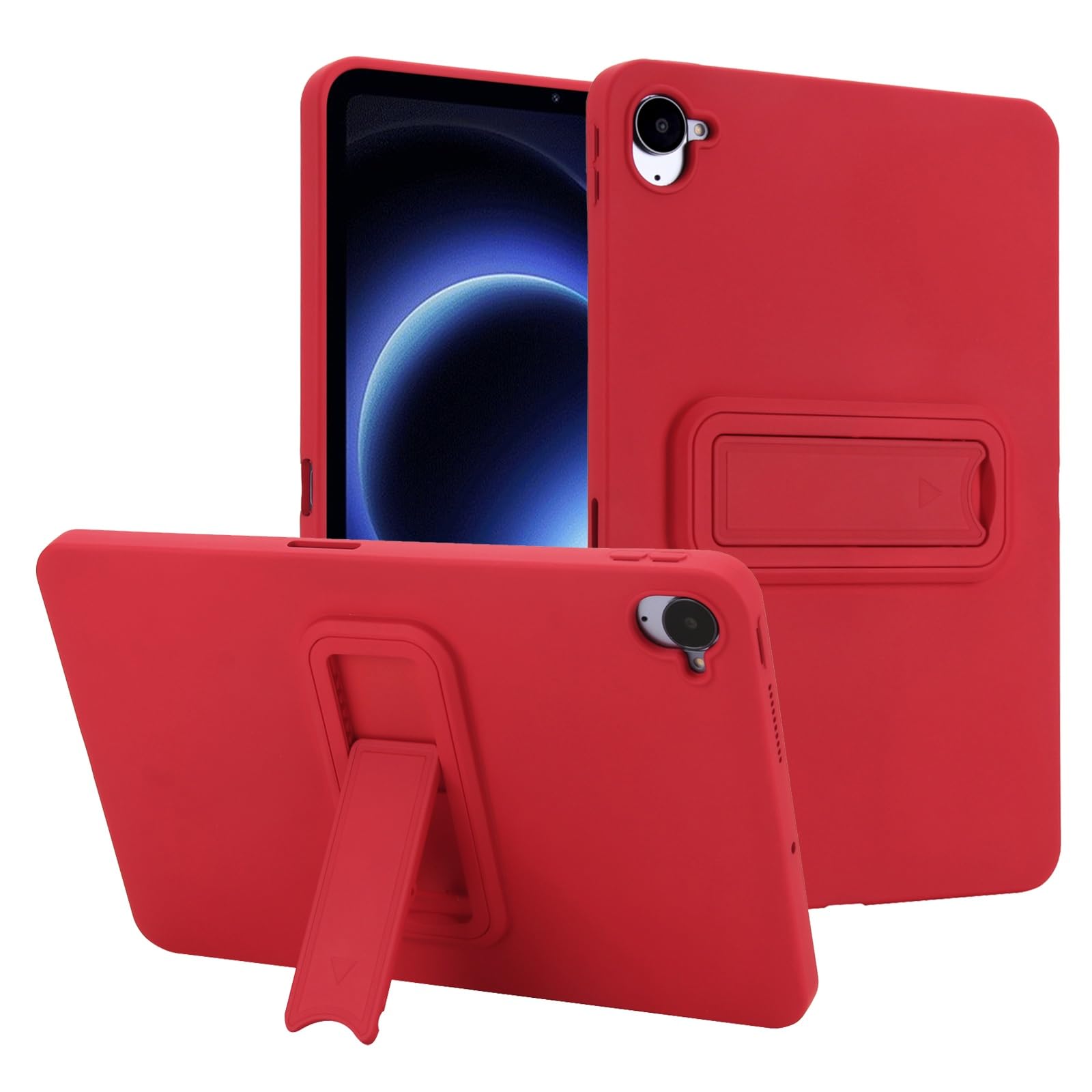 Coque Xiaomi Pad Mini 8.9 2025 rouge hybride antichoc avec support rigide - 8