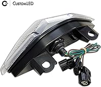 Vista 3 de Blaster-X - Luz trasera LED integrada para Kawasaki Versys 650 2022-2025 (lente transparente)