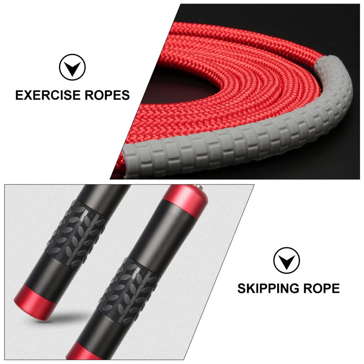 Gatuida Cuerda para Saltar Peso de Cuerda para Saltar Ajustable para Ejercicios y Entrenamiento de Fitness Casa o Gimnasio