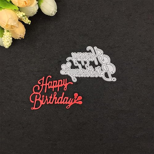 Miniatura 4 de Troqueles de corte para tarjetas de felicitación de cumpleaños, ZECNG de acero al carbono para celebración, plantillas de troquelado para