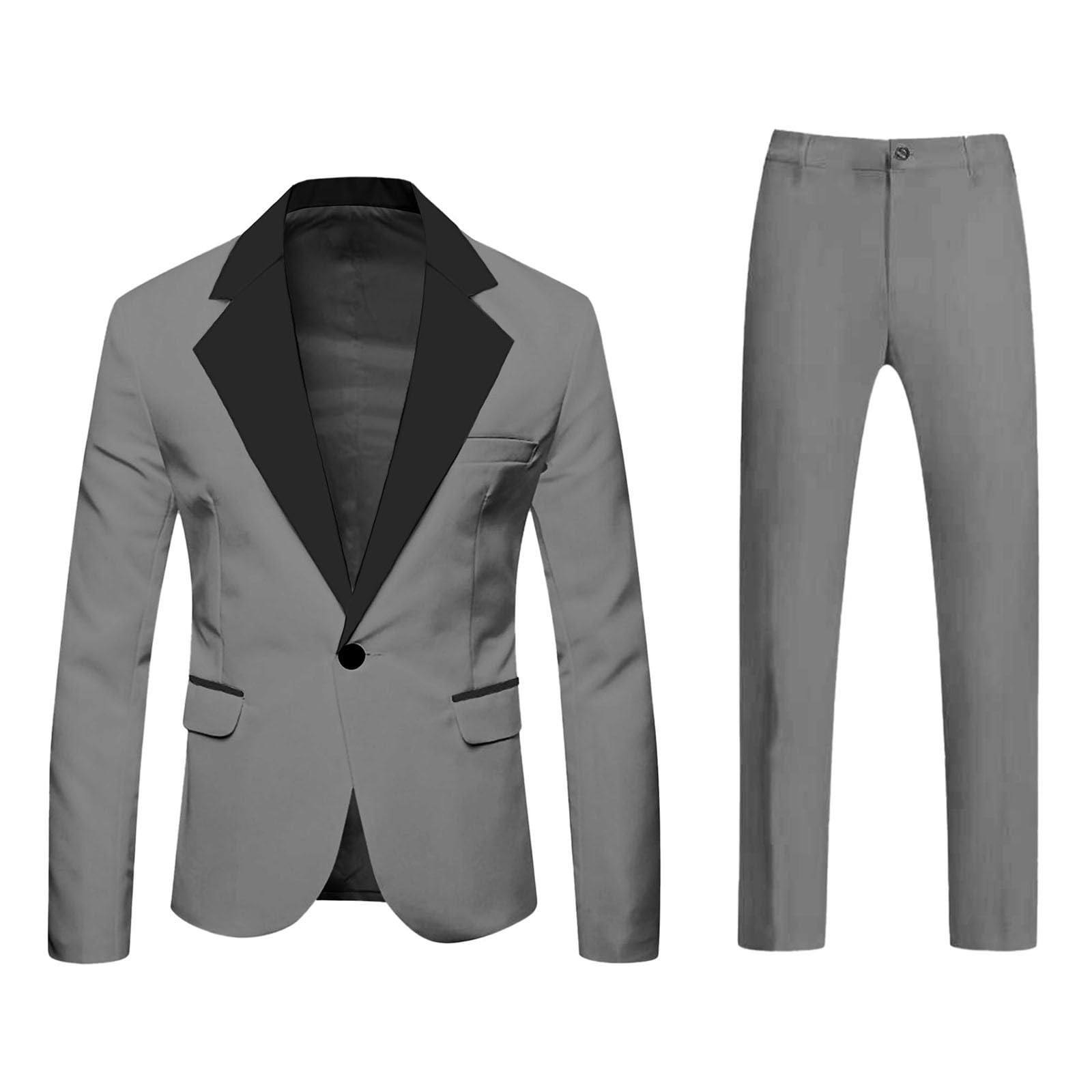 Abiti da uomo per eventi, feste, matrimoni e uso quotidiano. Vestibilità sottile con un design elegante scollatura. Versatile per tutte le stagioni per uomini moderni.