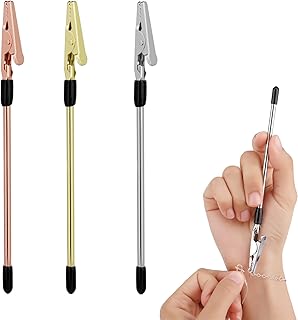 MWOOT 3 Pieces Jewelry Helper Outil pour Bracelets Kit, Bracelet Tool for Jewelry Bracelet, Metal Fastening and Hooking Equipment for Necklace Clasps Zipper Watch (Gold, Silver, Rose Gold)