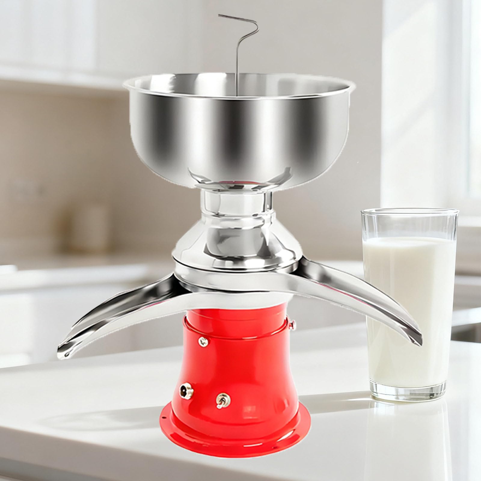 Separador eléctrico de crema de leche de 50L/H para uso doméstico