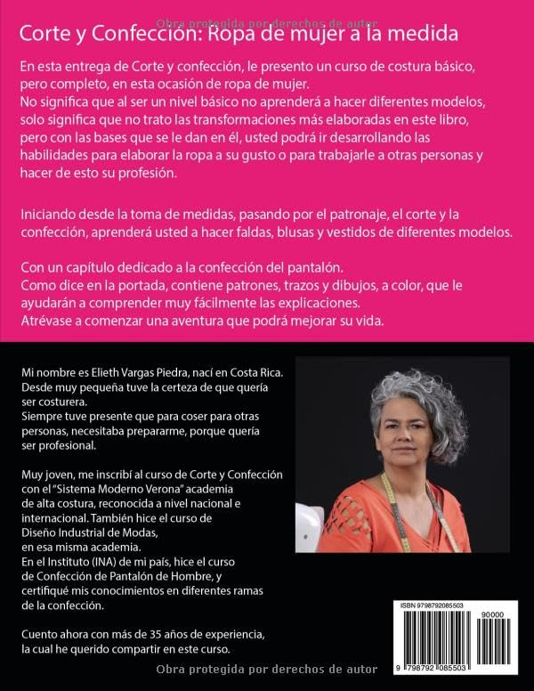 Vista 2 de Corte y Confección Confección de ropa de Mujer a la medida (Spanish Edition)