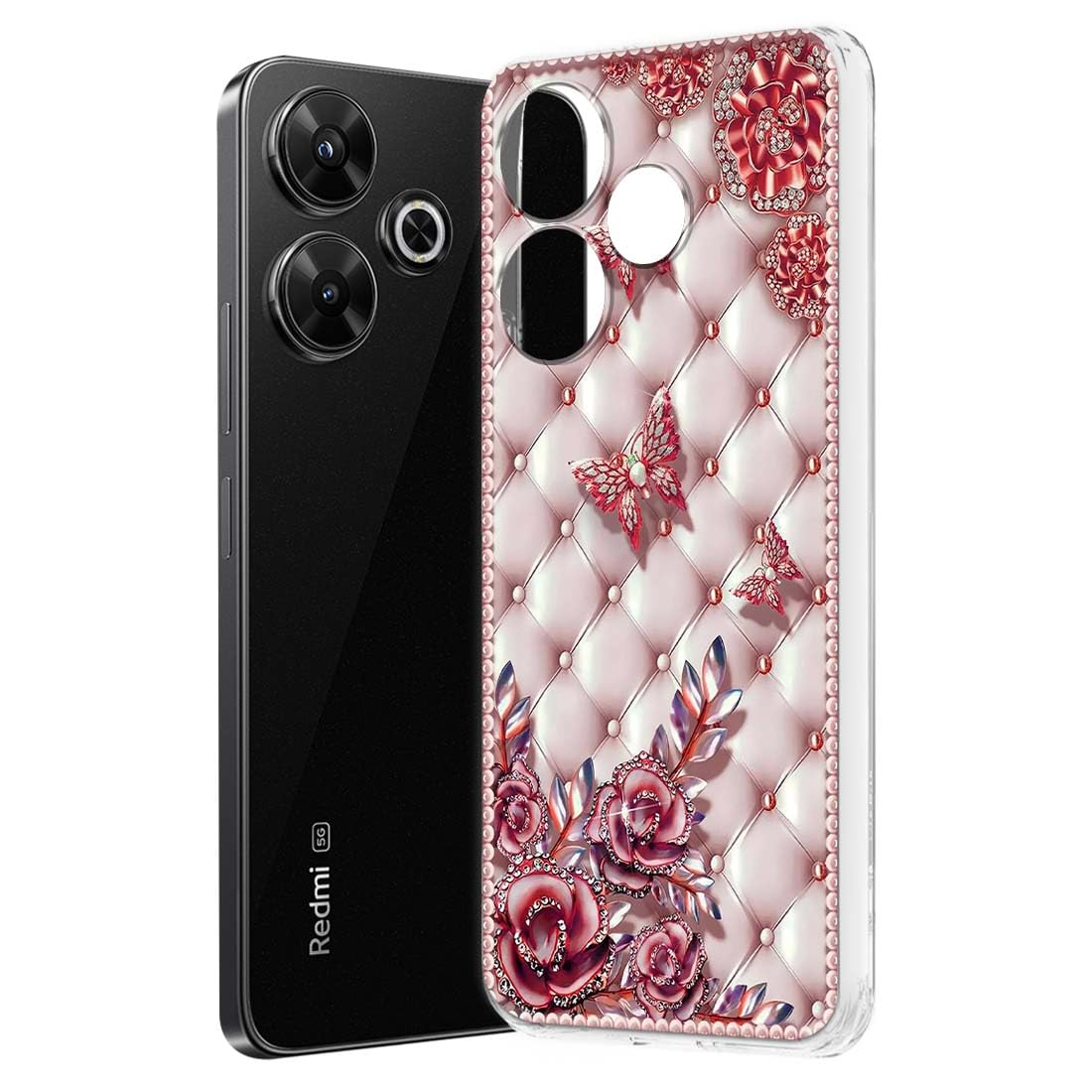 Fashionury Designer Soft Back Cover Case Compatible for Redmi 13 5G, Printed,Transparent,Flexible, Silicon for Redmi 13 5G -D1088 (B0D9LGCHDY) Amazon Price History, Amazon Price Tracker