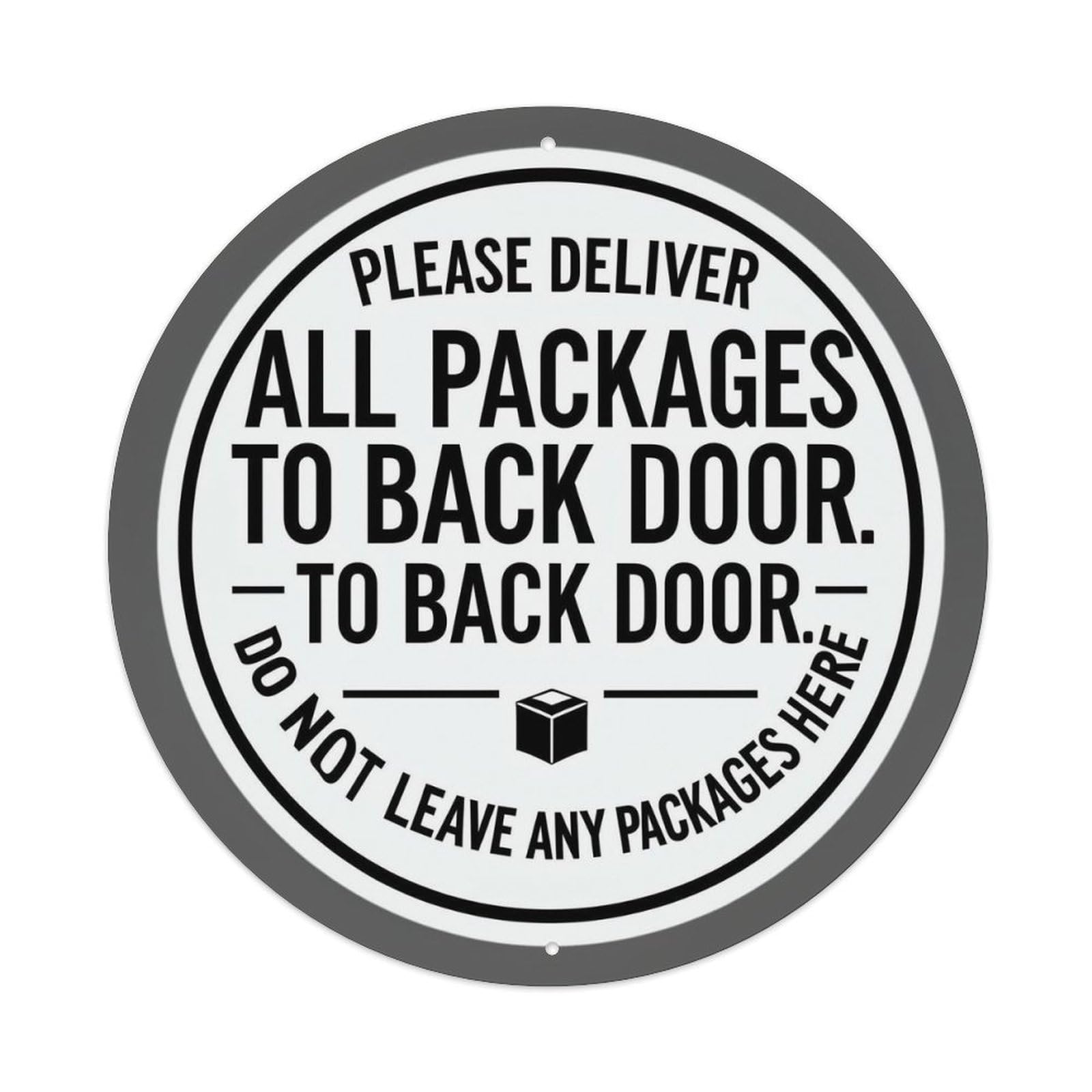 Jdyansheng Vintage Please Deliver All Packages Tin Sign Metal Poster Metal Signs For Home Man Cave Bar Cafe Kitchen Laundry Room Wall Decorations 8X8 Inches