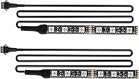 Vista 8 de 2 tiras de luz LED de 9 LED para motocicleta, luces RGB multicolor con efecto de tierra de neón para motocicletas, kits de luces LED