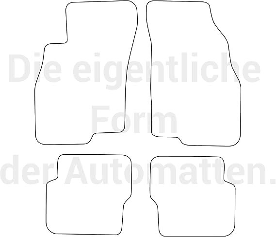 moto-MOLTICO Floor Mats Car Velour Car Mats