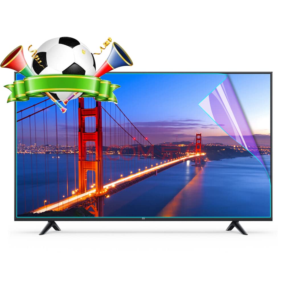 Pellicola Proteggi Schermo per Monitor Anti Luce Blu Pellicola filtrante antiriflesso/Anti-Impronte da 75-85 Pollici per Schermo Curvo e Standard, Senza Aria (85inch 1902x1089mm)