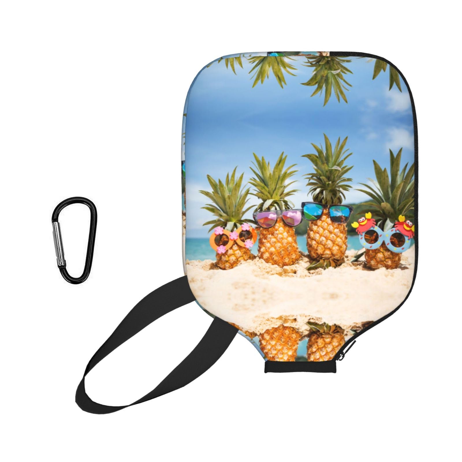 ESNAIUVCD Pineapple Fruit Sunglasses Sand Beach Print