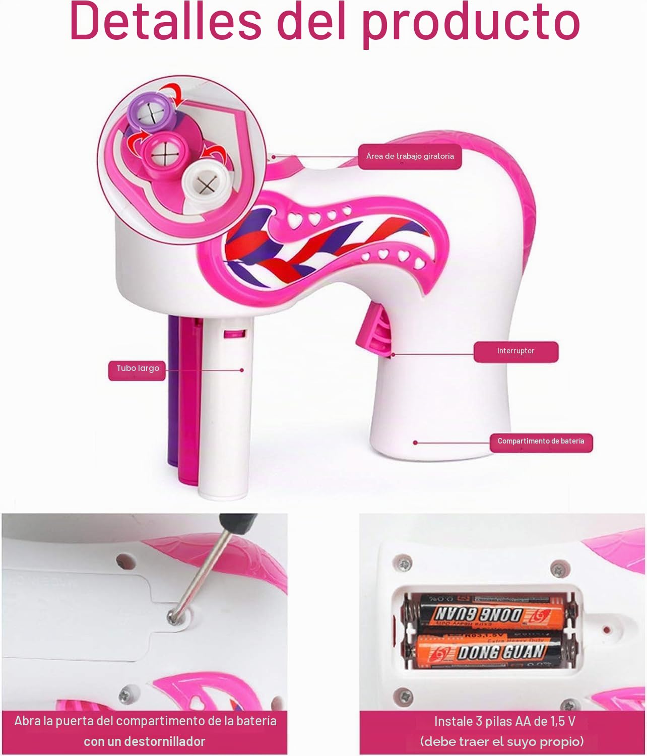 Herramienta eléctrica automática para trenzar el cabello, estilo de trenzado de torsión DIY de 3 hebras, máquina con rodillo, estilizadora de efecto de trenza de torsión para el cabello