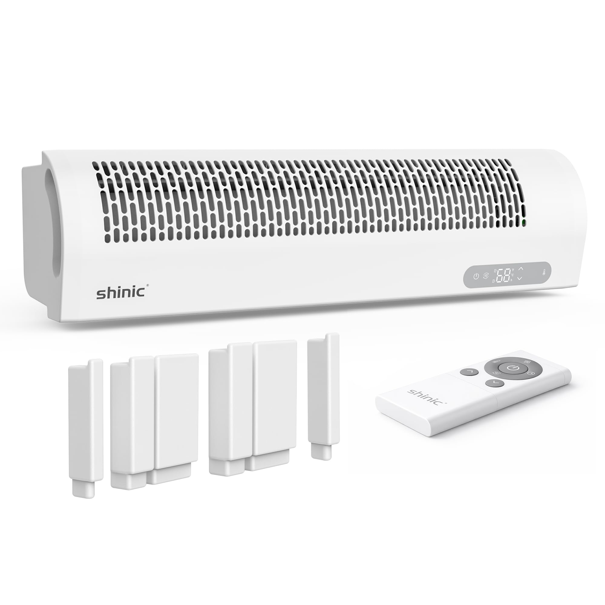 Photo 1 of shinic Window Fan White, 4 Speeds, Remote Control, Fits 26"-39.7" Window