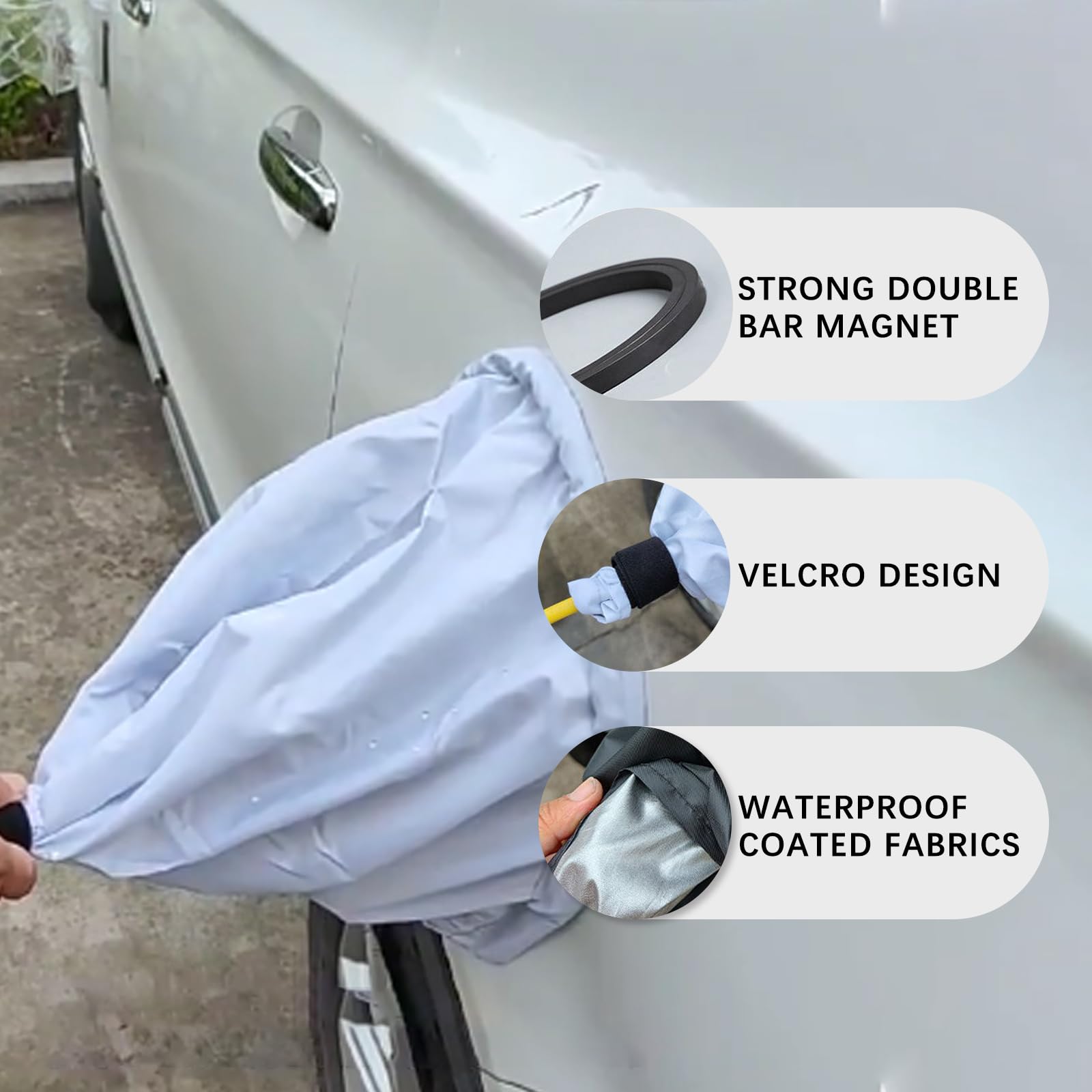 Couvercle étanche à Adsorption Magnétique Couvercle de Port de Chargeur EV pour Chargeur EV Tous Temps Étanche Neige Pluie Soleil Protection contre la Poussière Accessoire de Charge de Voiture électri