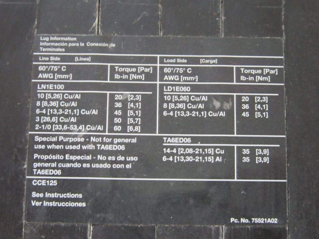 Siemens / Ite / Gould CED63B030 (ITE) Circuit Breakers