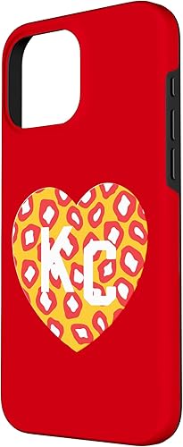 Vista 47 de Carcasa para iPhone 11 KC Heart Red/Yellow Animal Print Kansas City Hearts Kc Heart