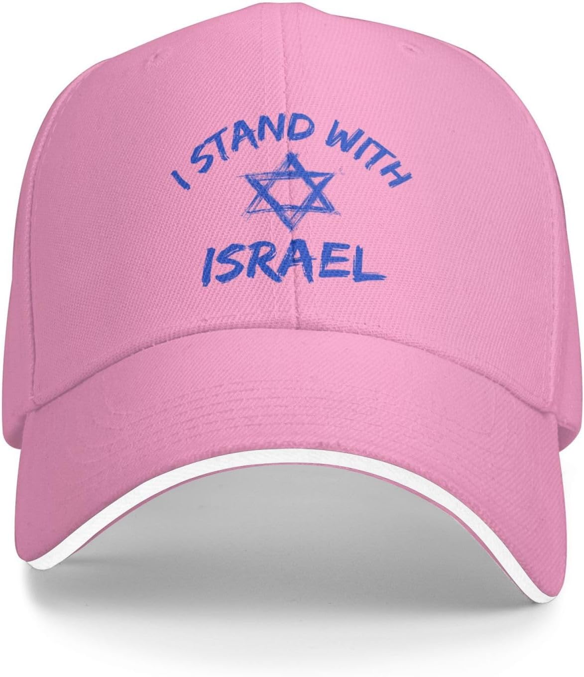 Gorra De Béisbol 'Estoy Con Israel' - Ajustable, De Algodón, Para Apoyo Y Uso Diario