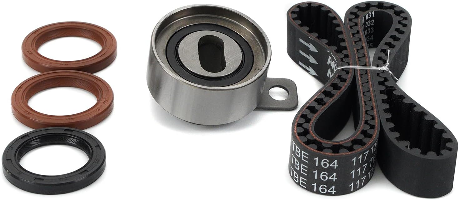 MPLUS Timing Belt Kit TCK236 for 1993–1997 Toyota Corolla / Geo Prizm 1.6L 4AFE