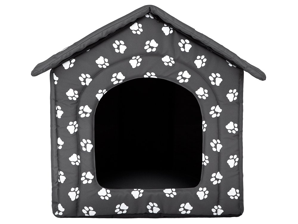 Hobbydog Dog House, gris avec pattes, L